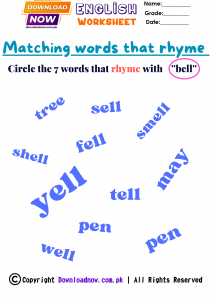 Rich Results on Google's SERP when searching for '6-finding rhyming words'