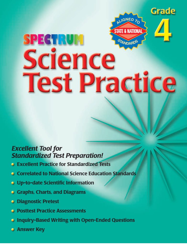 Rich Results on Google's SERP when searching for 'Spectrum Science Test Practice 4'